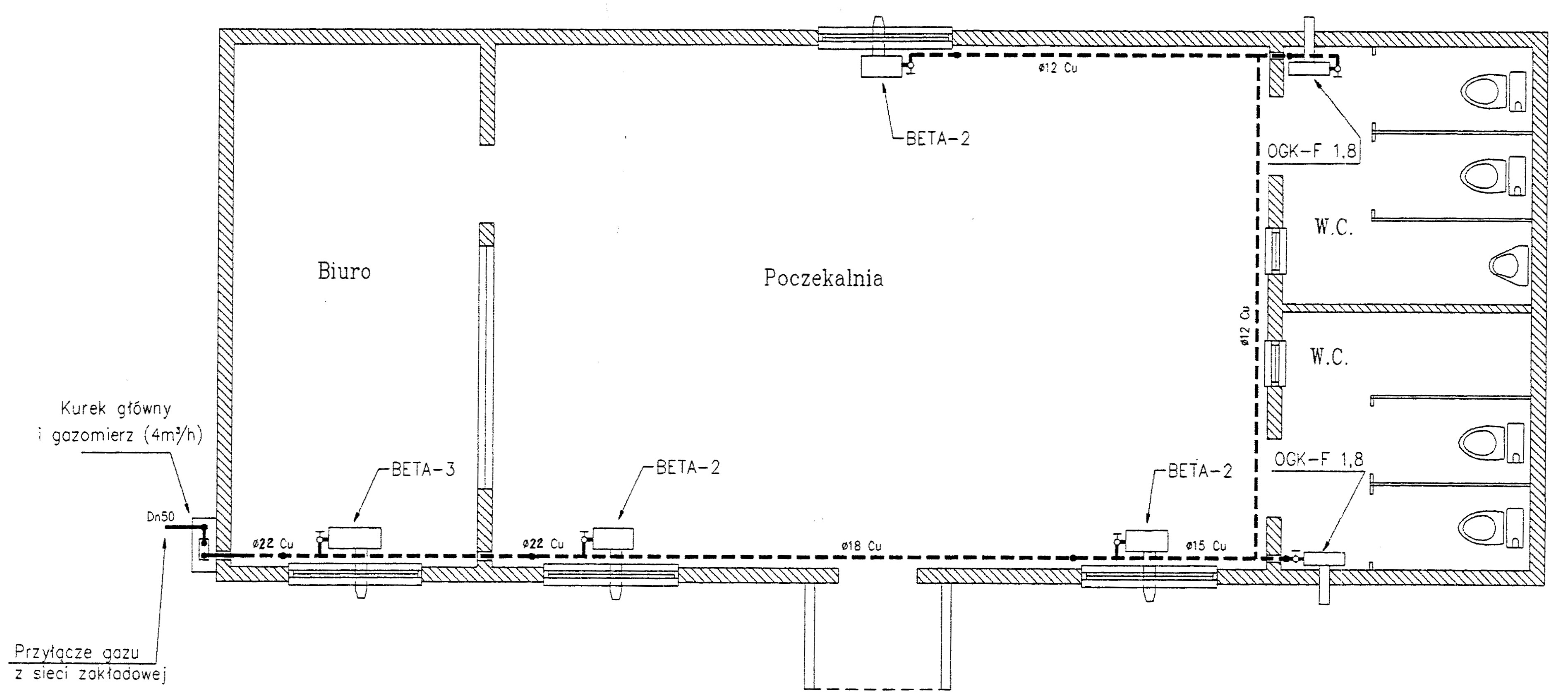 R4 Gliwice - plan budynku kontenerowego