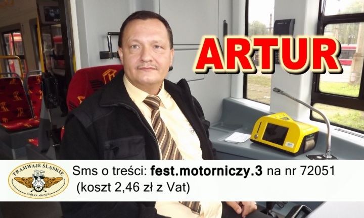 03 Artur Sms Www Zdjęcie: Głosuj Na Najlepszego Motorniczego - Tramwaje Śląskie S.a.