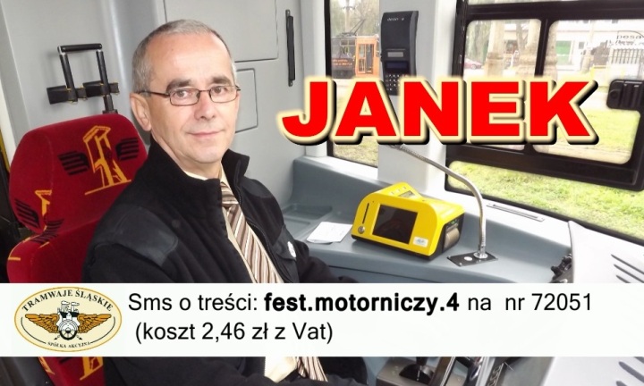 04 Janek Sms Www Zdjęcie: Głosuj Na Najlepszego Motorniczego - Tramwaje Śląskie S.a.