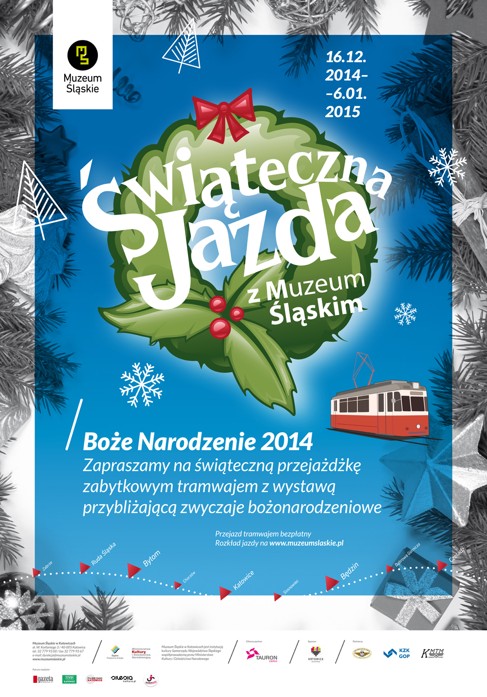 Swiateczna_Jazda Zdjęcie: Szopka W Tramwaju Po Raz Trzynasty - Tramwaje Śląskie S.a.