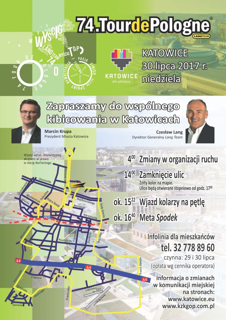 Zdjęcie: Przed Nami Tour De Pologne - Zmiany W Ruchu - Tramwaje Śląskie S.a.