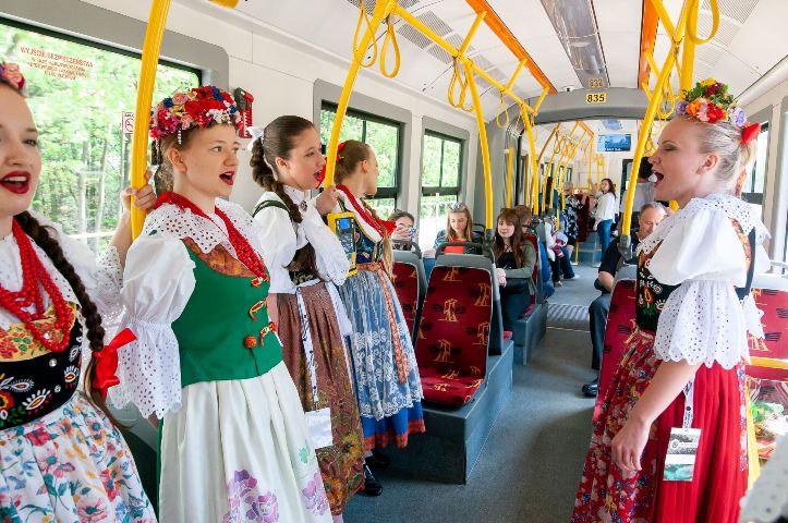 Muzyczne Tramwaje 2018 0064 Www Zdjęcie: „Muzyczne Tramwaje” Tym Razem Na Ludowo - Tramwaje Śląskie S.a.