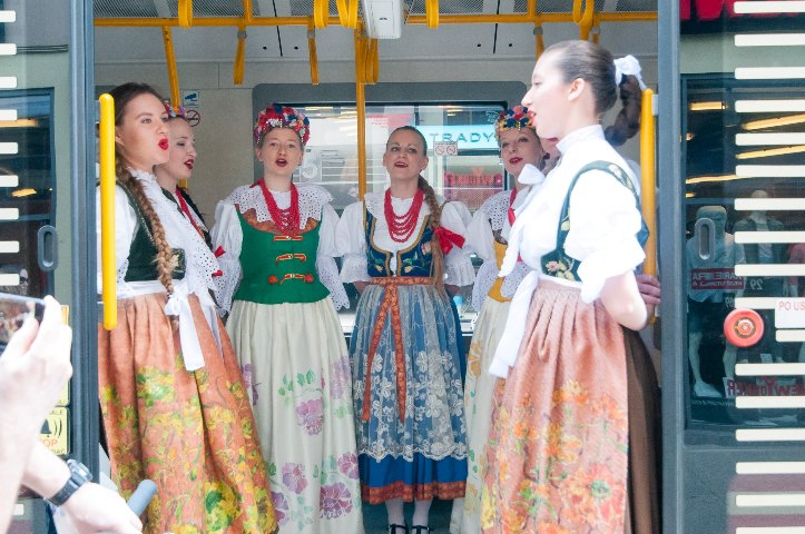 Muzyczne Tramwaje 2018 0074 Www Zdjęcie: „Muzyczne Tramwaje” Tym Razem Na Ludowo - Tramwaje Śląskie S.a.