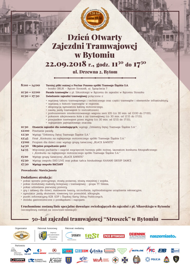 Zdjęcie: Dzień Otwarty Zajezdni Tramwajowej W Bytomiu Już W Sobotę! [Rozkład Jazdy Tramwajów] - Tramwaje Śląskie S.a.