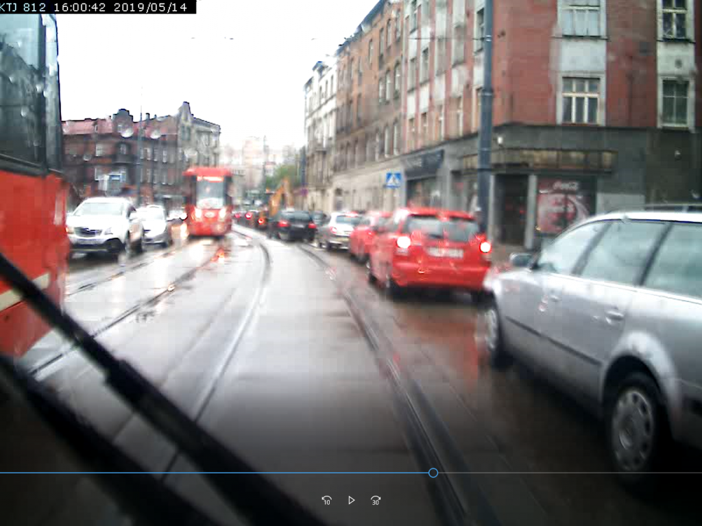 2019.05.14 812 16.00 Zdjęcie: Kierowcy Zatrzymali Tramwaje - Tramwaje Śląskie S.a.