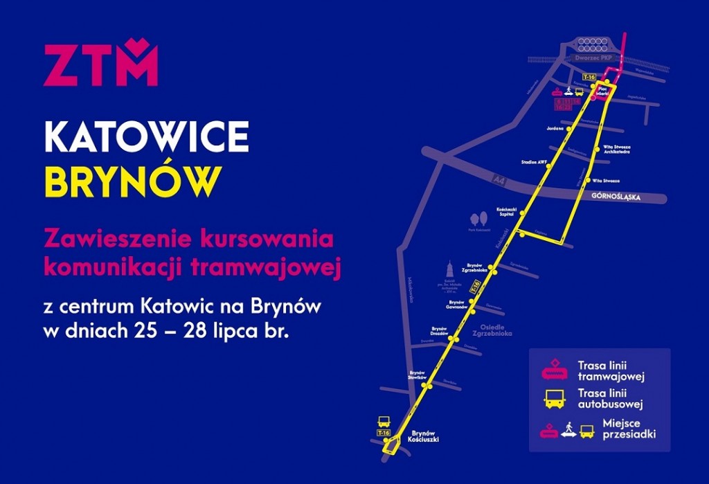 Brynów Zdjęcie: Modernizacja Przejazdu Zatrzyma Tramwaje Do Katowickiego Brynowa - Tramwaje Śląskie S.a.