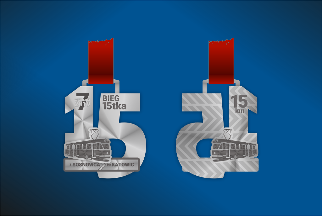 Zdjęcie: Medal Dla Każdego - Wystarczy Pobiec Wzdłuż Linii Tramwajowej - Tramwaje Śląskie S.a.