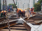 Zdjęcie: Powrót Prac Przy Katowickim Rondzie - Tramwaje Śląskie S.a.