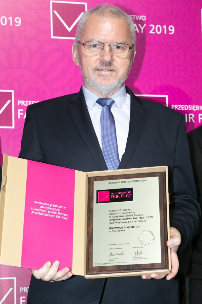 Fairplay 2019 05 Zdjęcie: Tramwaje Śląskie S.a. Przedsiębiorstwem Fair Play Już Po Raz Dziewiąty - Tramwaje Śląskie S.a.