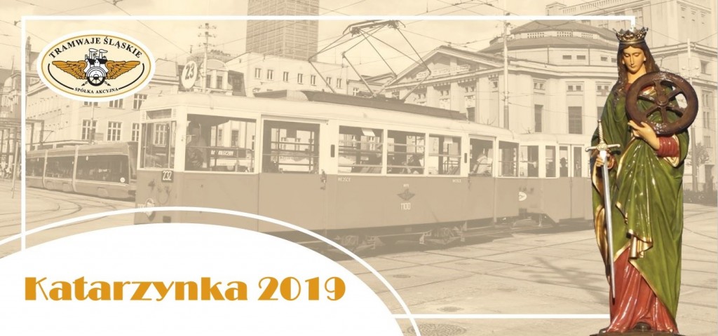Katarzynka 2019 Grafika Zyczenia Zdjęcie: Tramwaj I Msza Święta Z Okazji ”Katarzynki” - Tramwaje Śląskie S.a.
