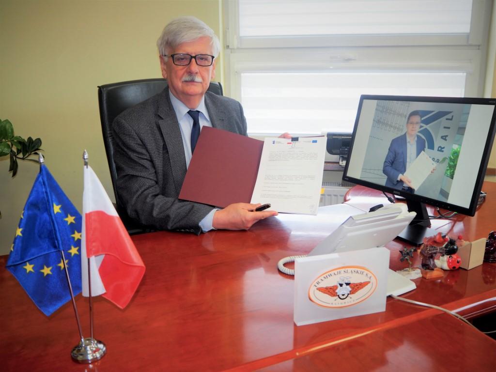 Zabrze Biskupice Podpisanie Umowy 02 Www Zdjęcie: Torowisko W Zabrzu Biskupicach Do Przebudowy - Umowa Podpisana - Tramwaje Śląskie S.a.