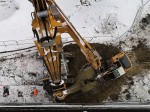 Zdjęcie: Budowa Nowej Linii Tramwajowej W Sosnowcu Przedziera Się Przez Zimę - Tramwaje Śląskie S.a.