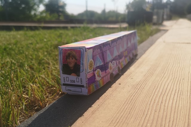 Wyróżnienie - Sonia Z Bobrownik (6 Lat) Zdjęcie: Rozstrzygnięcie Konkursu Pn. &Quot;Mój Wymarzony Tramwaj&Quot; - Tramwaje Śląskie S.a.