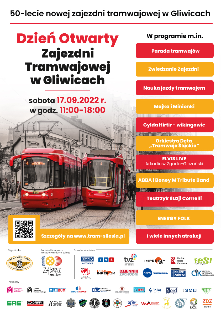 Zdjęcie: Zapraszamy Na Dzień Otwarty Zajezdni Tramwajowej W Gliwicach [Program] [Rozkłady Jazdy] - Tramwaje Śląskie S.a.