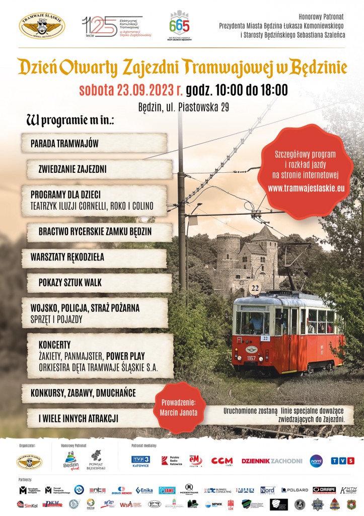 Zdjęcie: Zapraszamy Na Dzień Otwarty Zajezdni W Będzinie [Program, Rozkład Jazdy] - Tramwaje Śląskie S.a.