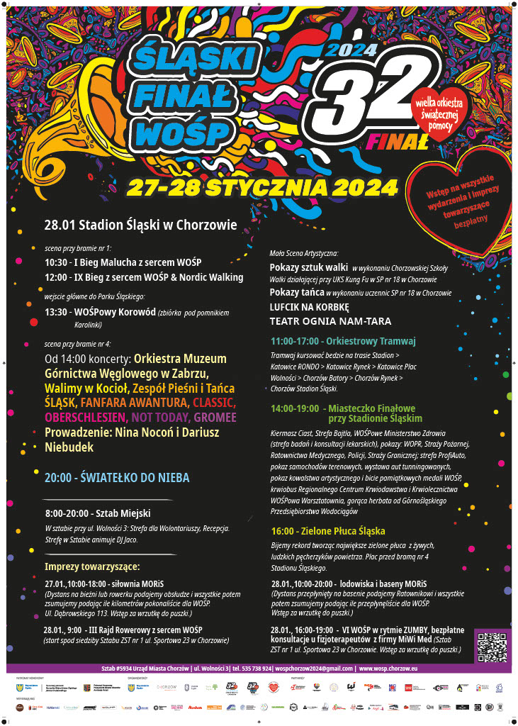 Wosp Plakat 32 Finał Zdjęcie: Orkiestrowe Tramwaje - Tramwaje Śląskie S.a.