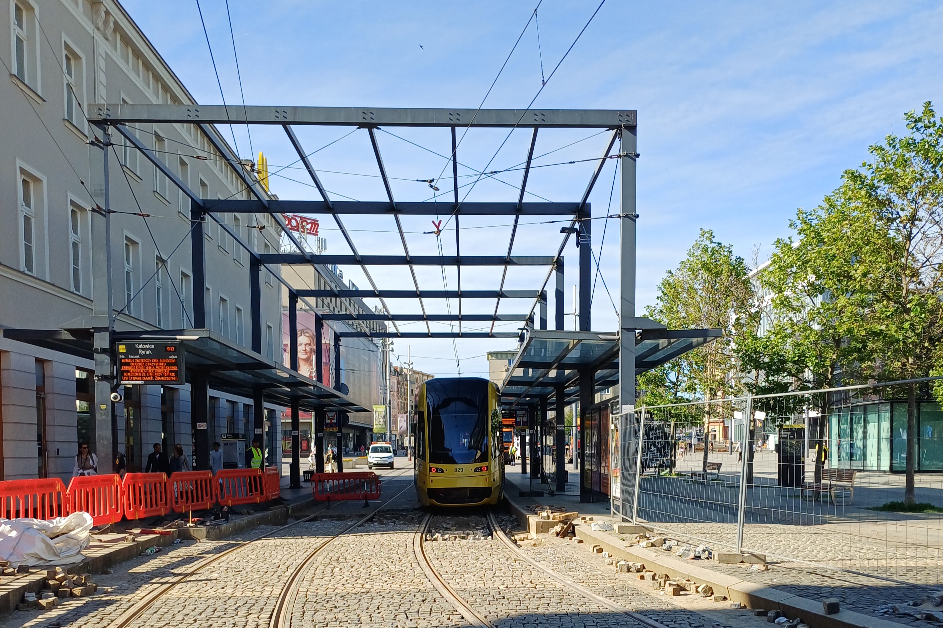 20260529_081344 Zdjęcie: Koniec Objazdów W Centrum Katowic - Tramwaje Śląskie S.a.