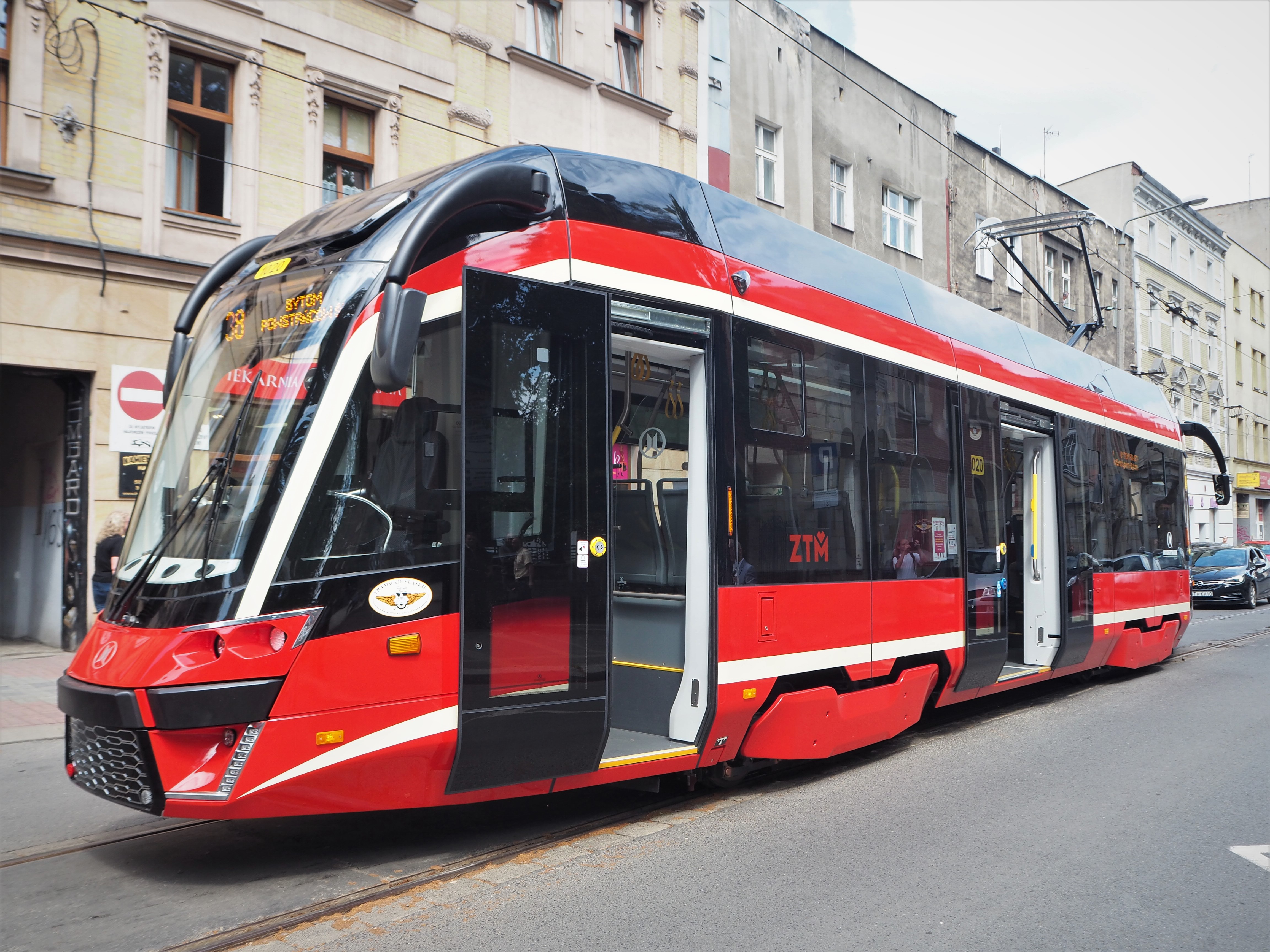 Krawattenklammer Straßenbahn Moderus Beta Tramwaje Śląskie